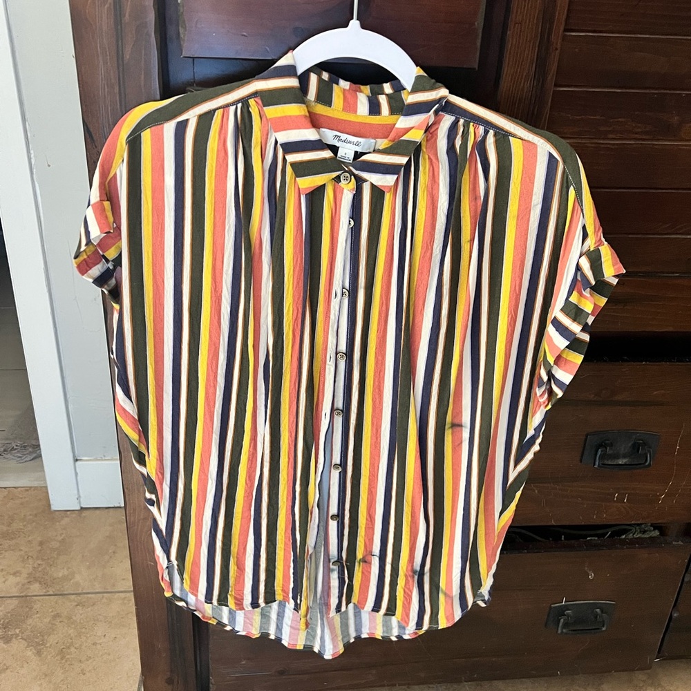 Multicolor Striped Men’s Shirt